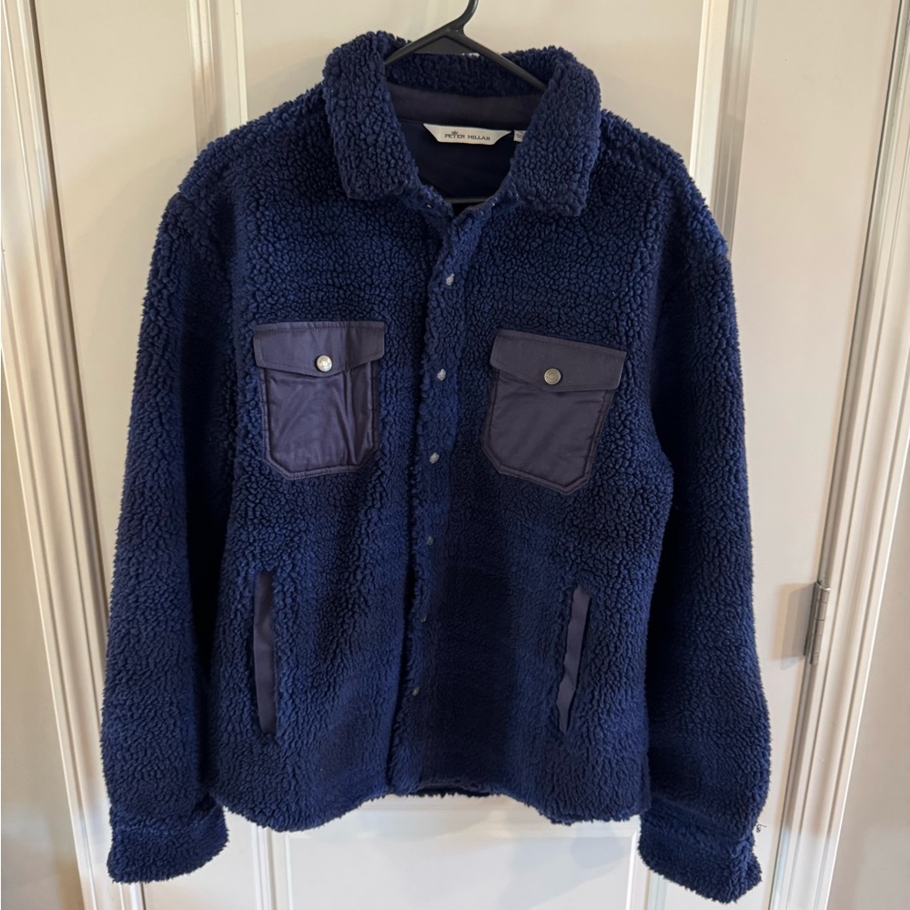 Peter Millar Autumn Pile Sherpa Jacket - Size M